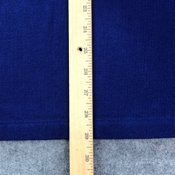 Polo Ralph Lauren Mens L Blue Cotton Quarter Zip Pullover Sweater - Picture 8 of 10